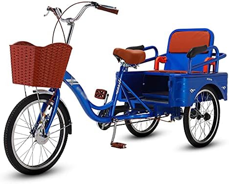 Adult Tricycle Adjustable Seat 3 Wheel Bikes High Carbon Steel Frame miniatura 8