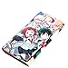 NUANDI Langer Abschnitt Anime Brieftasche Cosplay Studenten Brieftasche Schlanke Geldbörse Portemonnaie Kreditkartenhülle，My Hero Academia-C