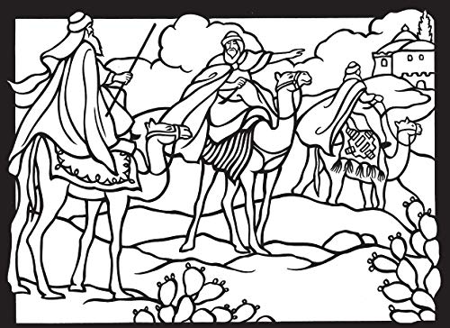 The Life of Jesus Stained Glass Coloring Book (Dover Classic Stories Coloring Book) - Image 3