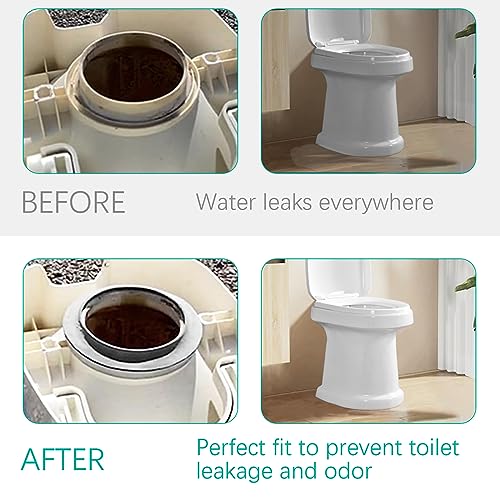 Image of RV Toilet Seal 34120, 34117, 34106 Replacement for Thetford RV Toilet Parts, Waste Ball Seal Replacement for Thetford AquaMagic Style Lite, Style II & Style Plus and Residence Toilets