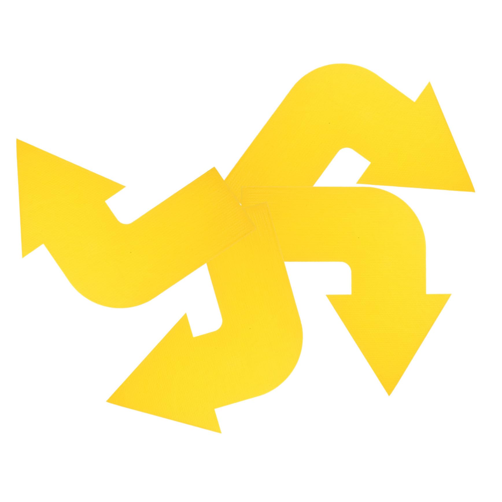 KICHOUSE 4Pcs Arrow Angle Training Markers Sign Markers for Tennis and Basketball Court Durable Flat Training Sign Discs for Precision Practice and Court Marking