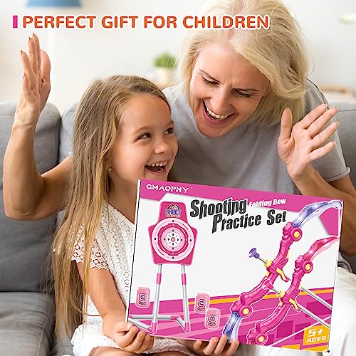 Gmaophy G2P RX BOW And Arrow Toys With Led Flash Lights For Girls 5 6 7 8 9 10 Year Old, Archery Set Indoor Outdoor Activity thumb #6