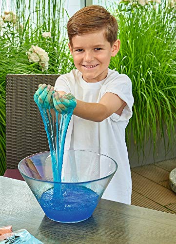 Simba 105953226 - Glibbi Slime Maker, 3-Fach Sortiert, es Wird nur EIN Artikel geliefert, Pulver verwandelt Wasser in Schleim, Glibber, in Einer Schüssel anrühren, Experiment, 50 g, ab 3 Jahren