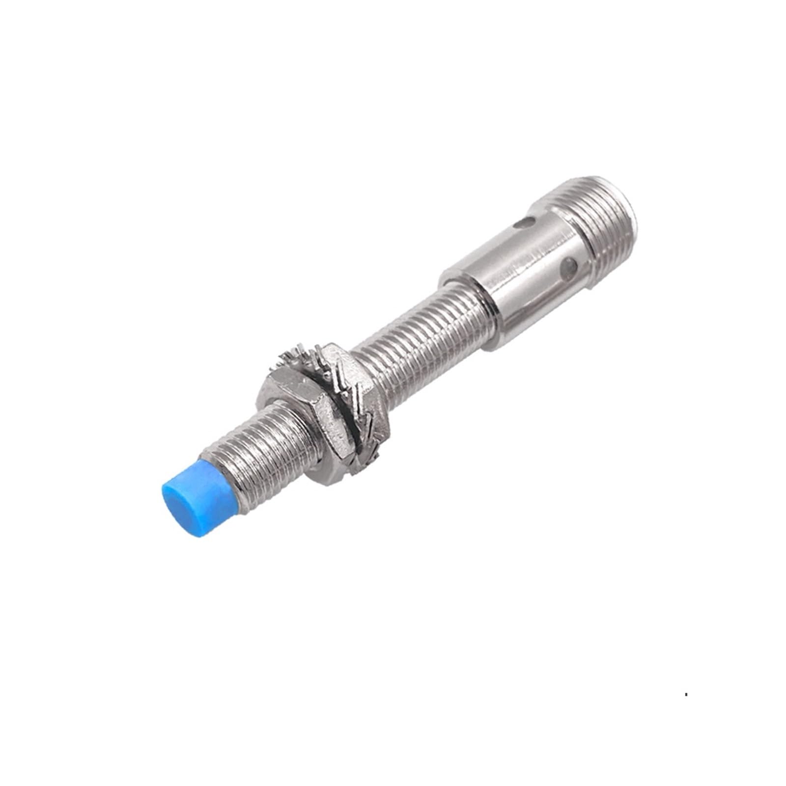 Sensor de proximidad M8 NPN NO inductivo con conector M12 cilíndrico de 4 pines LJ8A3 8