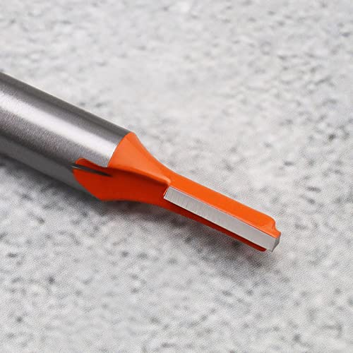 3 Pezzi 8mm Shank Groove Frese Set Frese per Router Frese a Singolo Flauto diritte in Acciaio al Carbonio Fresa per Legno Lavorazione del Legno Utensili di Taglio 3mm/4mm/5mm