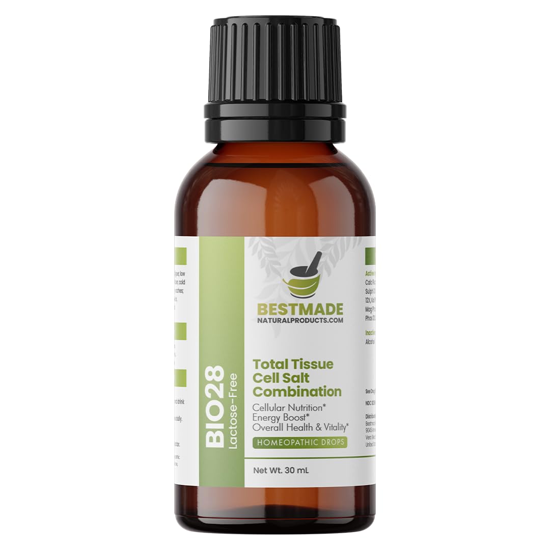 Bestmade Total Tissue Cell Salt Mineral Combination BIO28 - Helps Your Body Absorb and Use Nutrients, Increases Energy Levels, Helps Improve Sleep Patterns, Overall Health and Vitality, 350 Pellets — Amazon image 7