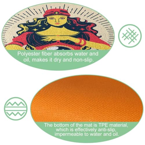 Alfombrillas de cocina de adivino para decorar el pasillo y el cuarto de lavado con estilo 6