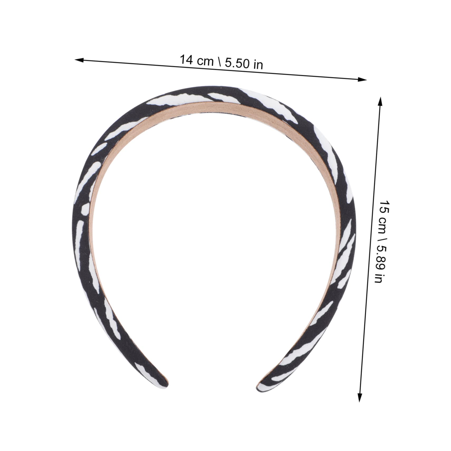 FOMIYES Diademas De Yoga Para Mujer 10 Piezas diadema de vaca coleteros pelo mujer protección de la piel la vaca venda Perder Metal Damas Diademas