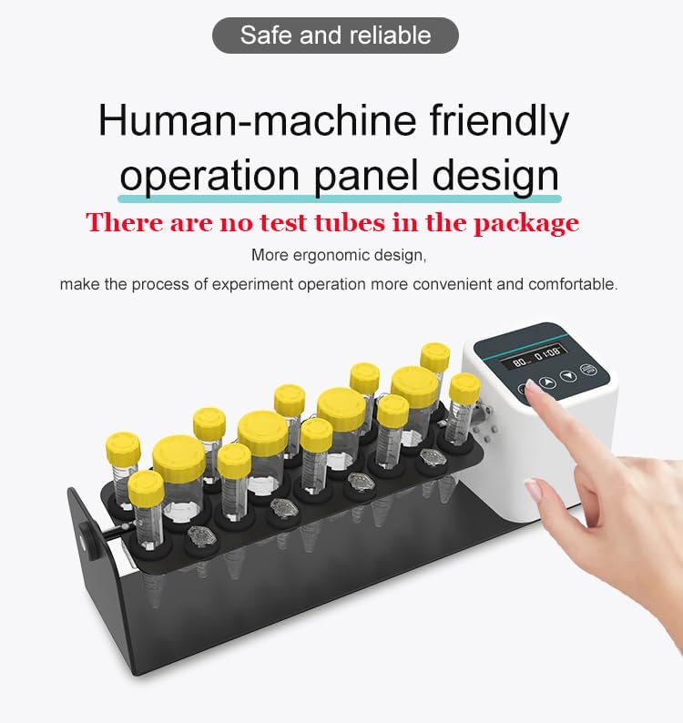Rotating Mixer Lab Rotating Mixer Shaker for Mixing The Samples Lab Research with Adjustable Speed 20-80rpm Digital Display Timing Function