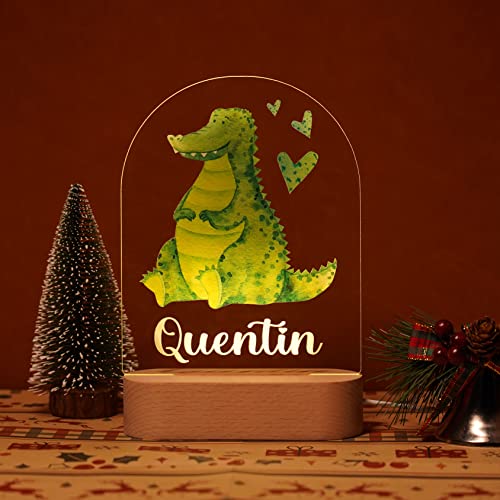 Lámpara nocturna personalizada con nombre para niños miniatura 1