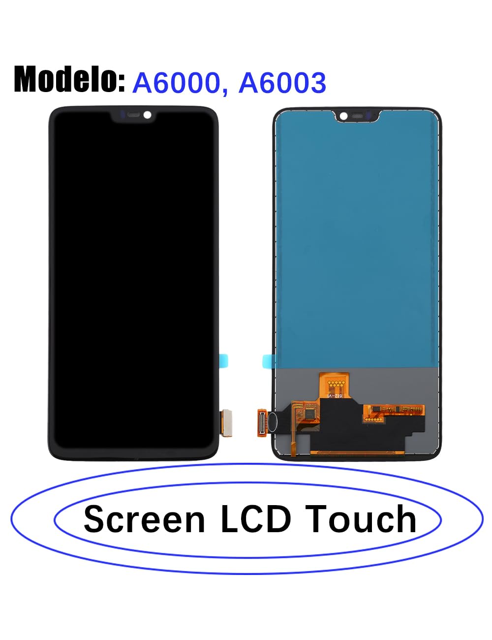 Pantalla de repuesto para pantalla LCD Oneplus 6 TFT, A6000 A6003, kit de piezas de reparación