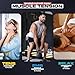 TENS Unit Muscle Stimulator, EMS Massager Machine for Shoulder, Neck, Sciatica and Back Pain Relief, Electronic Pulse Massage Physical Therapy, Red
