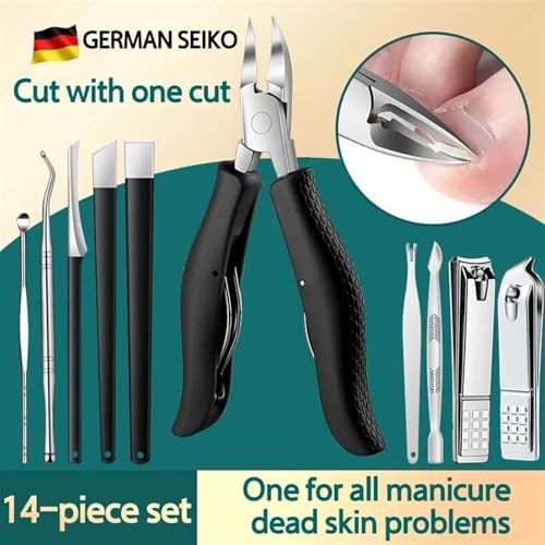 Ensemble de coupe-ongles pour hommes avec étui portable