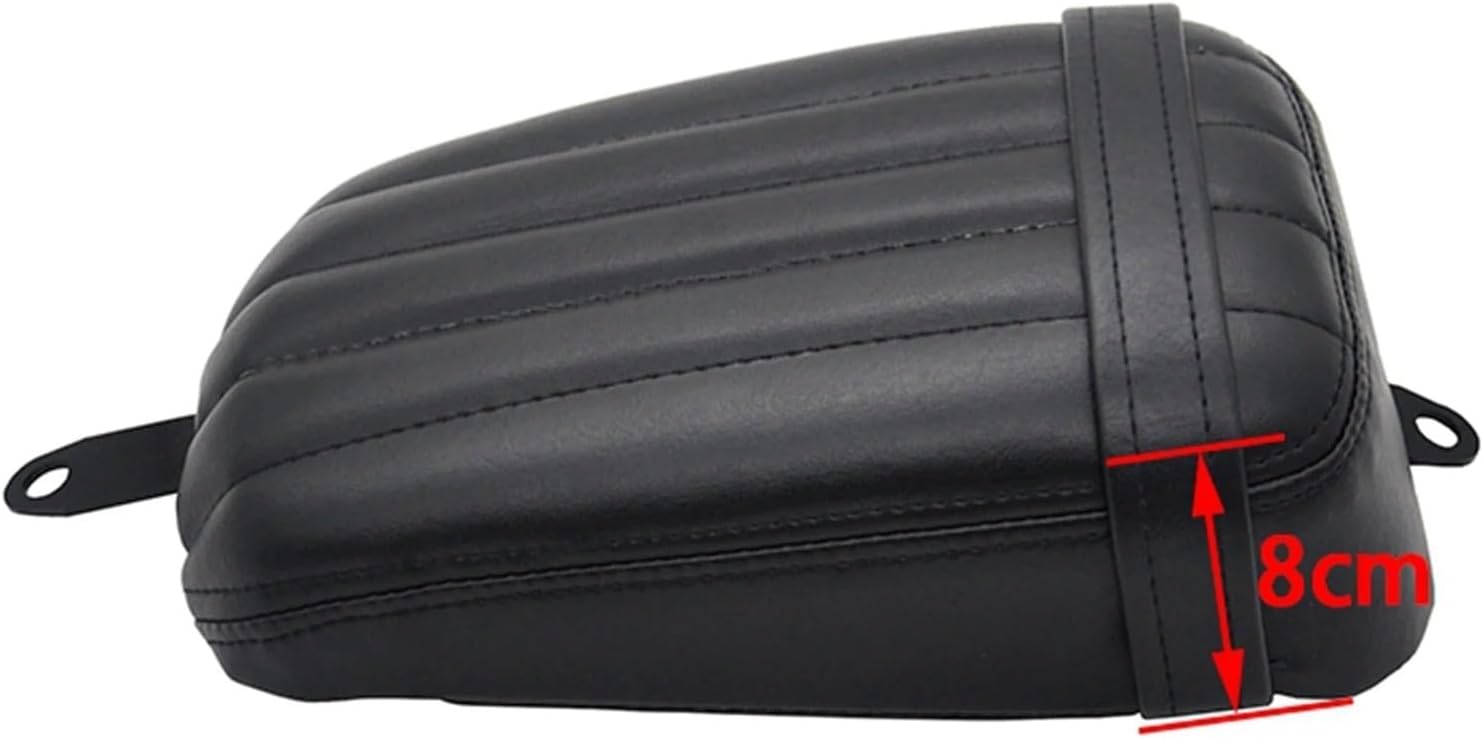 バイクアクセサリー ブラック リアパッセンジャーシートパッド ピリオンサクションカップ ハーレーバイクシートに適合