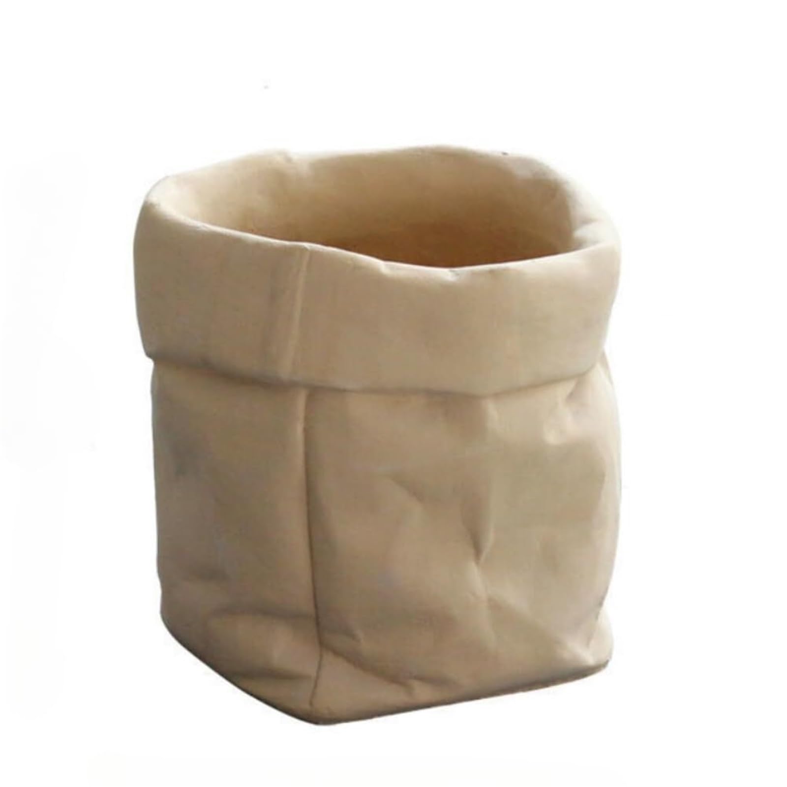 Uway modern Creative Cement Succulent Plant Bag Pot Flower Bonsai Decorative Container for garden