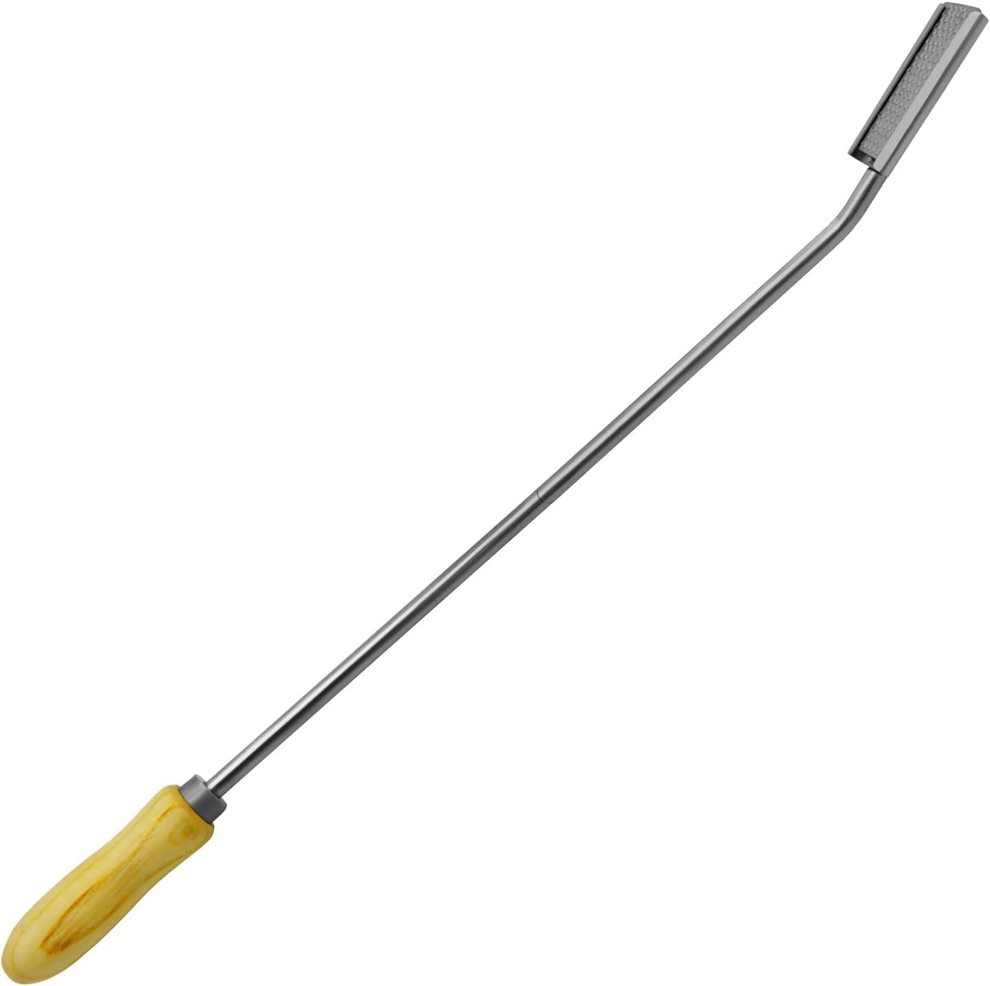 Veterinary Dental Float Tool, Adjustable Wood Handle, Stainless Steel, Ras Design (3 Pcs Set UP/DOWN/STRAIGHT, Wood/Stainless Steel, Adjusable)