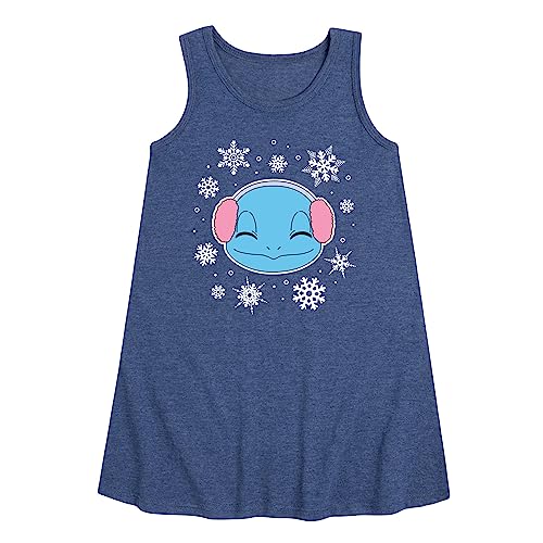 HYBRID APPAREL - Pokémon - Squirtle and Snowflakes - Youth Girls A-line Dress