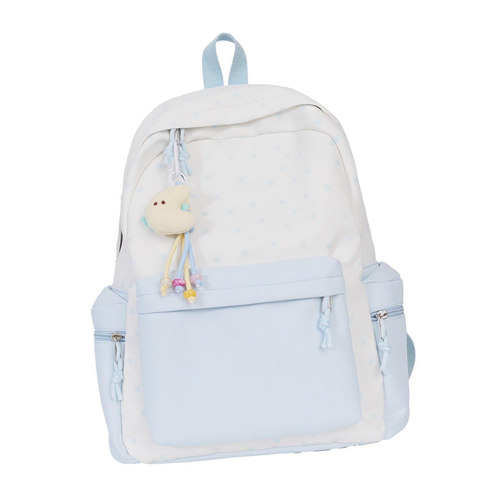 CAZSTYK Large Capacity Backpack Laptop Bag Casual Daypacks Student School Bag Star Print Backpack Travel for Teens Star Print