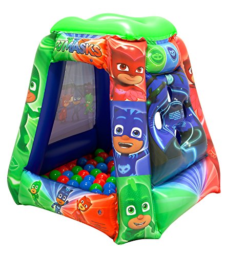 image for Moose Mountain PJ Masks Ball Pit, 1 Inflatable & 20 Sof-Flex Balls, Bl