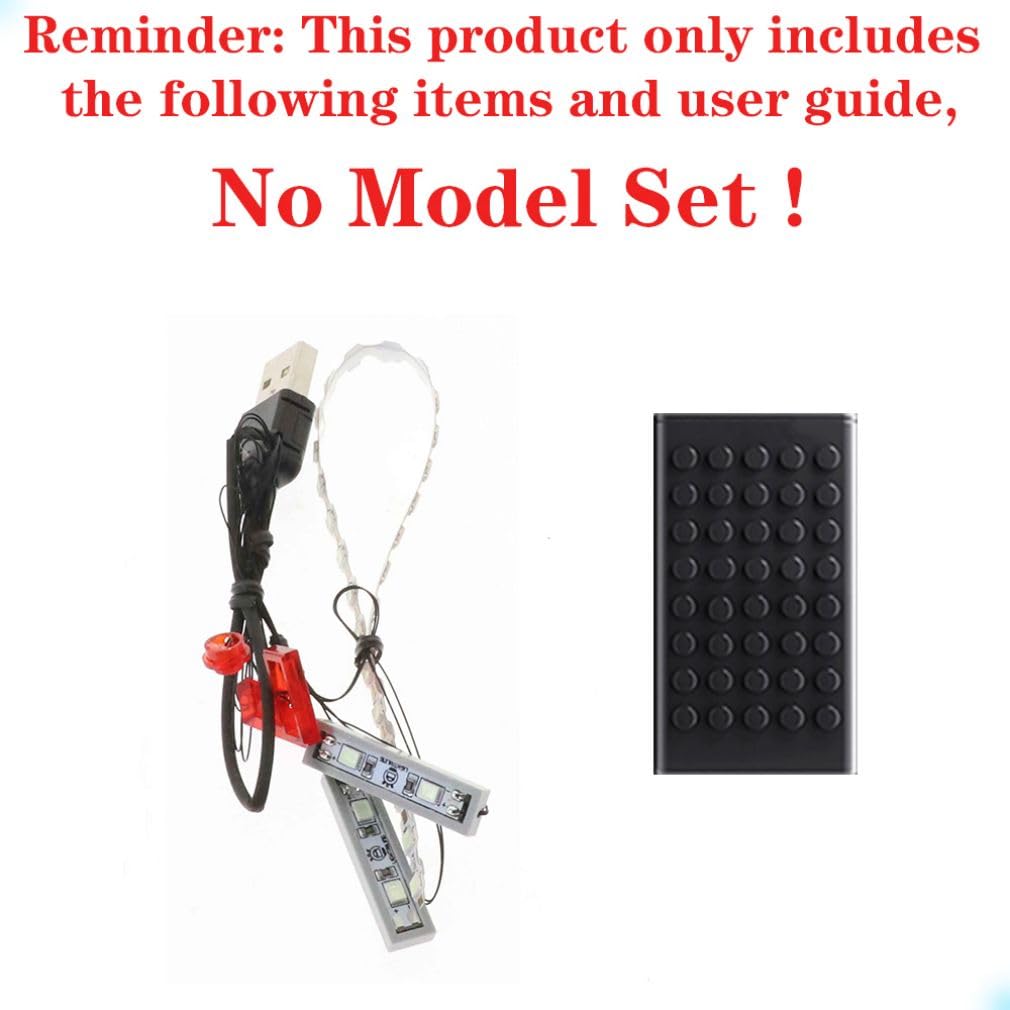 MENZAVA LED Light Set Compatible with LEGO 2024 Millennium Falcon Star Wars 75375 Building Blocks Model - Model Set NOT Included - Image 3