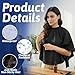 YBEATY Short Makeup Cape Waterproof Salon Beauty Artist Capes Professional Comb-out Haircutting Shampoo Cape for Women Men Hair Dye Styling