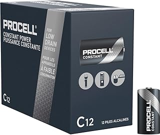 BATTERY ALKALINE C 12PK