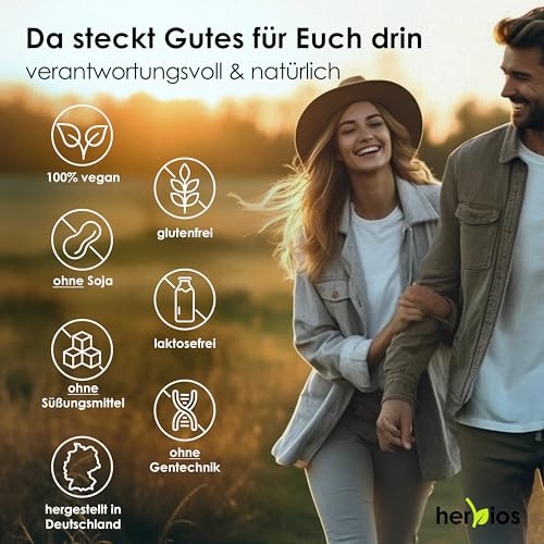 HERBIOS 5-HTP - 120 Kapseln für 4 Monate – 250 mg Griffonia-Extrakt mit Magnesium und Vitamin B6 – vegan, natürlich & laborgeprüft – Bild 6