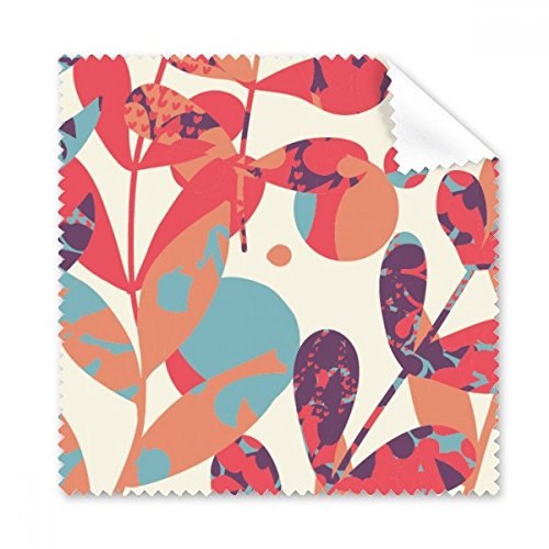 Écran cleaner et tissu lunettes haute performance motif feuilles d'automne 5pcs