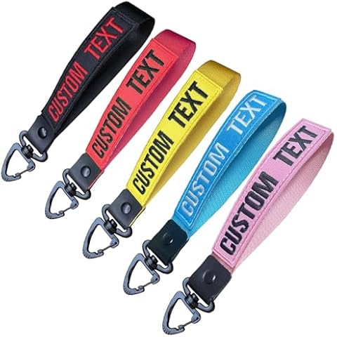 mvcen Custom Embroidery Wrist Lanyard Cover