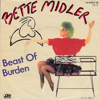 MIDLER, BETTE / Beast Of Burden / 1983 / Bildh&uuml;lle / ATLANTIC # 78-9712-7 / Deutsche Pressung / 7" Vinyl Single Schallplatte