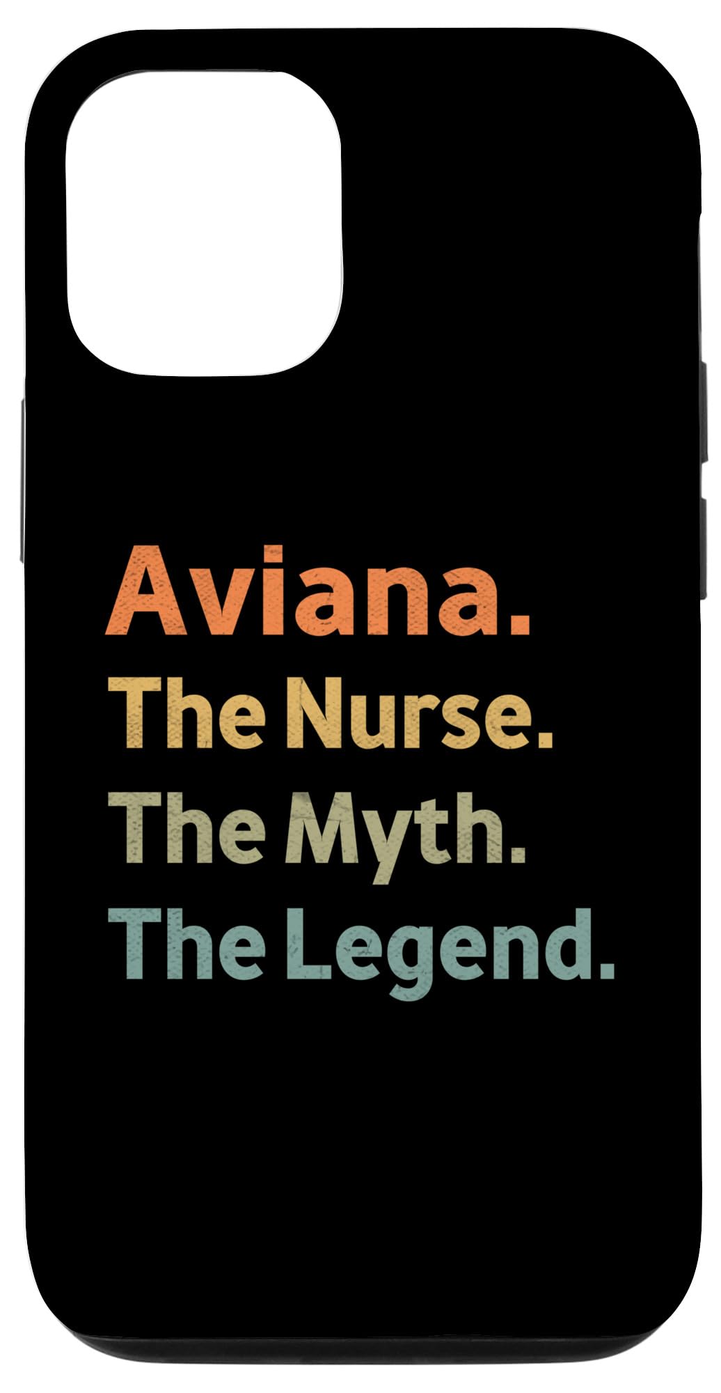 iPhone 14 Pro Aviana The Nurse The Myth The Legend Funny Vintage Idea Case