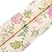 yazi Self Adhesive Shelf Liner Moisture Proof Drawer Paper Shelf Liner,17x78 Inches,Flowers
