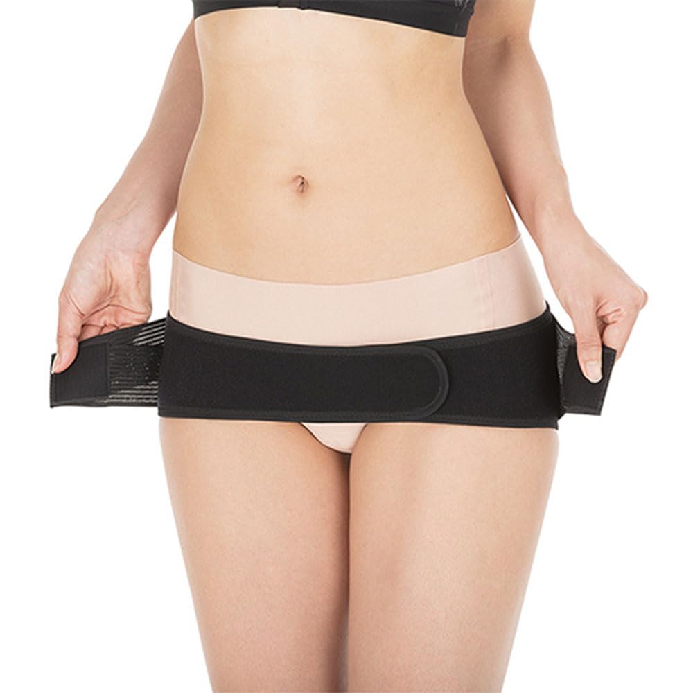 骨盤ベルト Lサイズ 黒 調整可能 Amazon.co.jp: 妊娠中から使える骨盤ベルト Lサイズ 妊娠中 骨盤ベルト