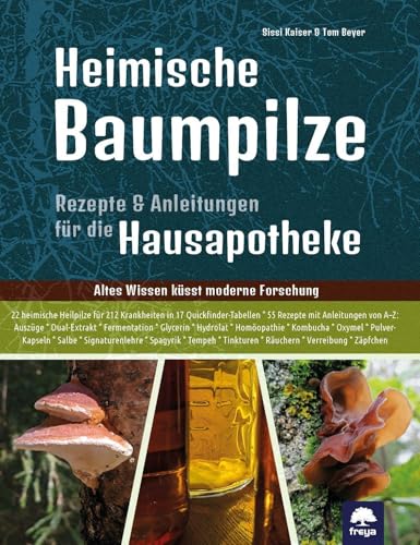 Heimische Baumpilze: Rezepte und Anleitungen fĂĽr die Hausapotheke - Altes Wissen kĂĽsst moderne Forschung (Freya magna: ThemenbĂĽcher)