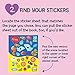 My Funny Valentine - My Very First Sticker by Number Activity Book for Kids, Includes Pull-Out Pages and 300 Stickers, Toddlers and Kids