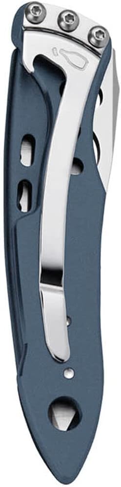 LEATHERMAN, Skeletool KBX Pocket Multitool with Knife and Bottle Opener, Columbia Blue