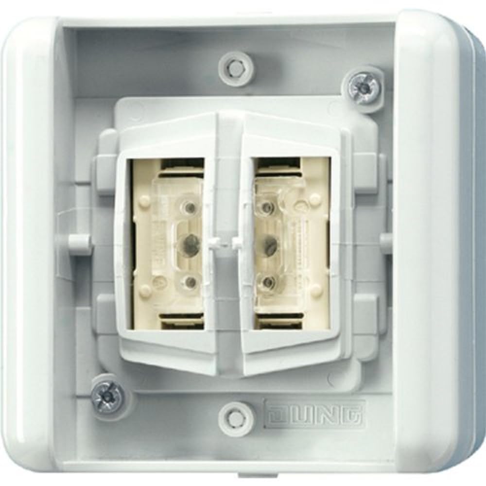 Jung 8472.01LEDW KNX Taster BA 2-Fach WG -Tasterstellung