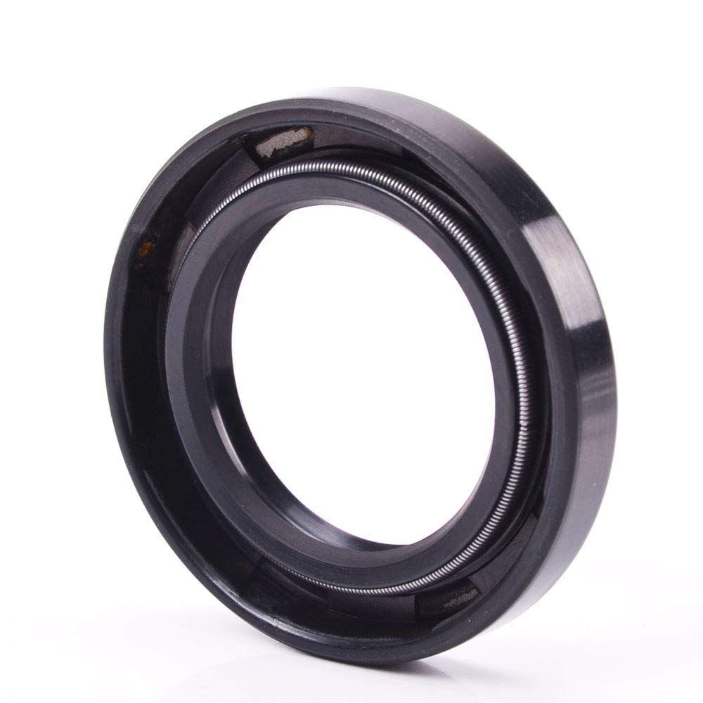 EAI Oil Seal 27mm X 42mm X 7mm TC Double Lip w/Spring. Metal Case