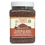 Pride Of India - Natural Royal Red Bolivian Quinoa - Protein Rich Whole Grain Jar, 3.3 Pound (1.5 Ki