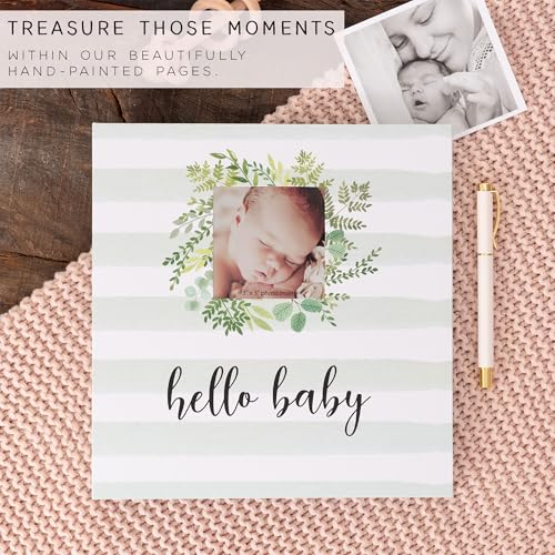 Keepsake Baby Memory Book for First 5 Years Boys or Girls, Timeless Baby Milestone Book, Gender Neutral Baby Scrapbook Journal, First Year Record Book Photo Album, Gifts for Baby Shower & New Parents - Image 2