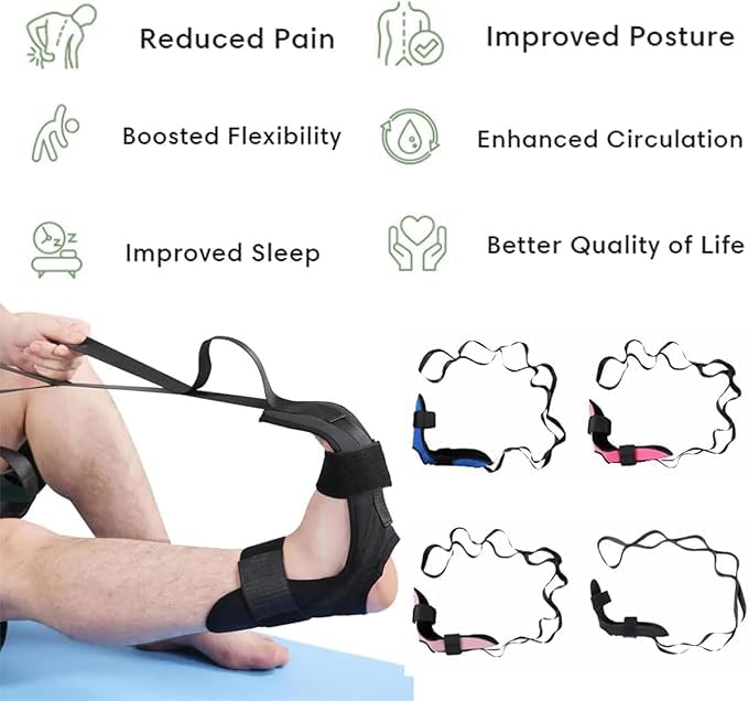 FlexStrap - Stretching Strap for Lower Back Pain and Hip, Improving Flexibility - Image 4