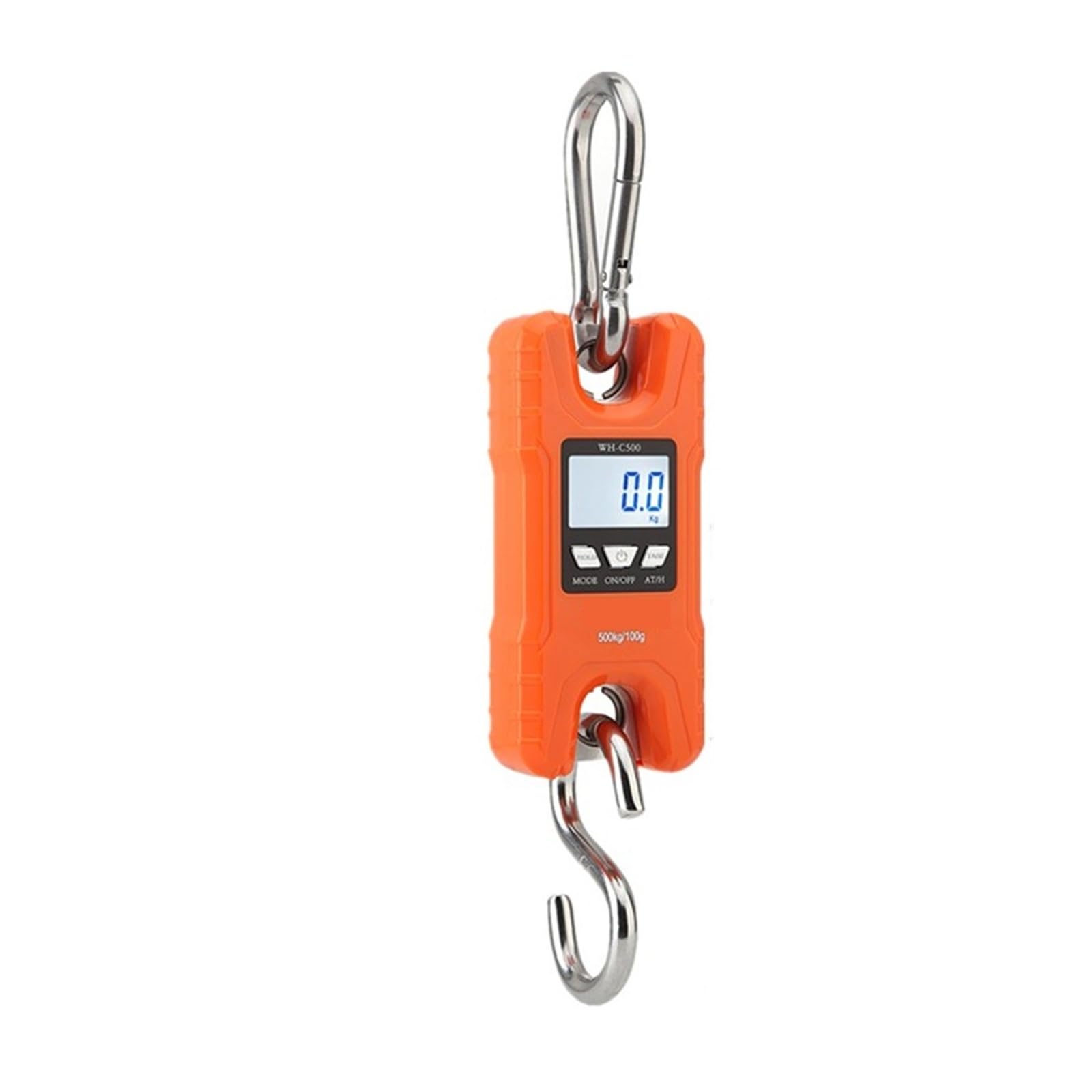 150KG/100G Cyfrowa waga kuchenna Waga elektroniczna Walizki podróżne Wagi Waga wędkarska dla Budownictwa, Fabryki(Orange)