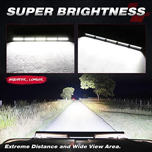 OFFROADTOWN 30'' 250W LED Light Bar Single Row Off Road Driving Lights by OFFROADTOWN - Used condition - Image 3