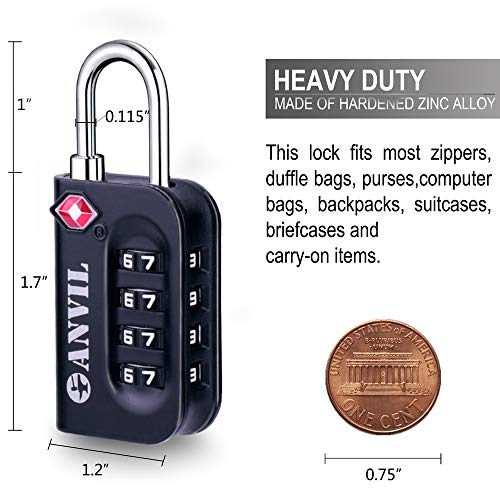 TSA-Approved-Luggage-Lock-4-Digit-Combination-padlocks-with-a-Hardened-Steel-Shackle-Travel-Locks-for-Suitcases-Baggage