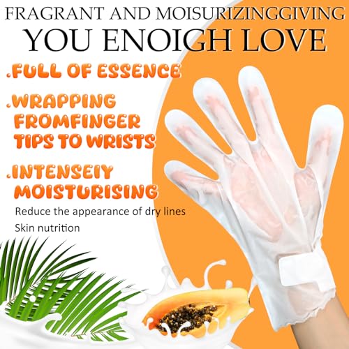 24-Pcs-Pawpaw-Moisturizing-Hand-Mask-Repairing-Hand-Mask-for-Dry-Skin-Sensitive-and-Oily-Skin-Exfoliating-Hand-Peeling-Mask-Repair-Rough-Skin-for-Men-Women-Smooth-Soft-Skincare-Gifts