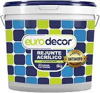 Rejunte Líquido Acrílico 5KG Antimofo Banheiro Interno e Externo + Aplicador (Café)