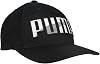 PUMA Ringer Logo Adjustable Snapback Hat Black