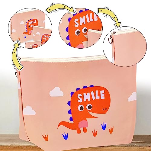 Image of FunBlast Smile Pouch Case - Pack of 3 Pcs Pouch with Zipper Lock Pouch, Stationary Organizer Case, Travel Accessories Pouch Bag, Cosmetic Organizer, Travel Purse, Handbag (Multicolor)