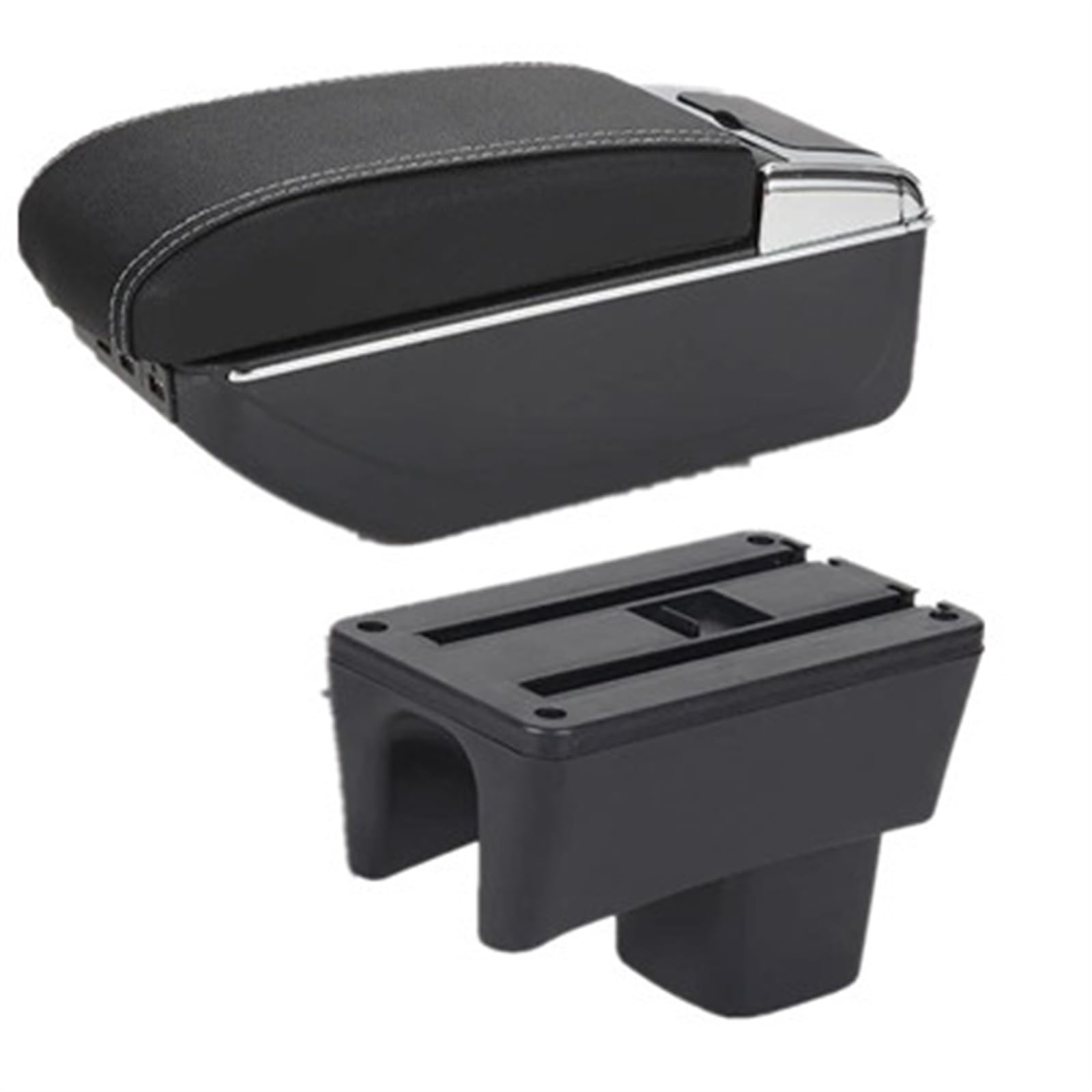 Noheeu A Black White 7Usb Car Armrest Box For Swift Central Store Content Styling Decoration Accessories Retrofit Part 2005-2023
