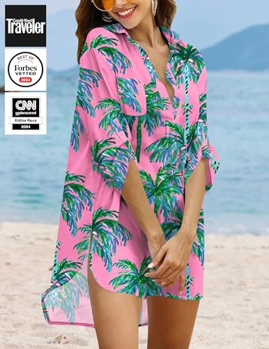 Image of Ekouaer Swimsuit Coverup for Women Bathing Suit Cover Up 2026 Summer Beach Vacation Outfits